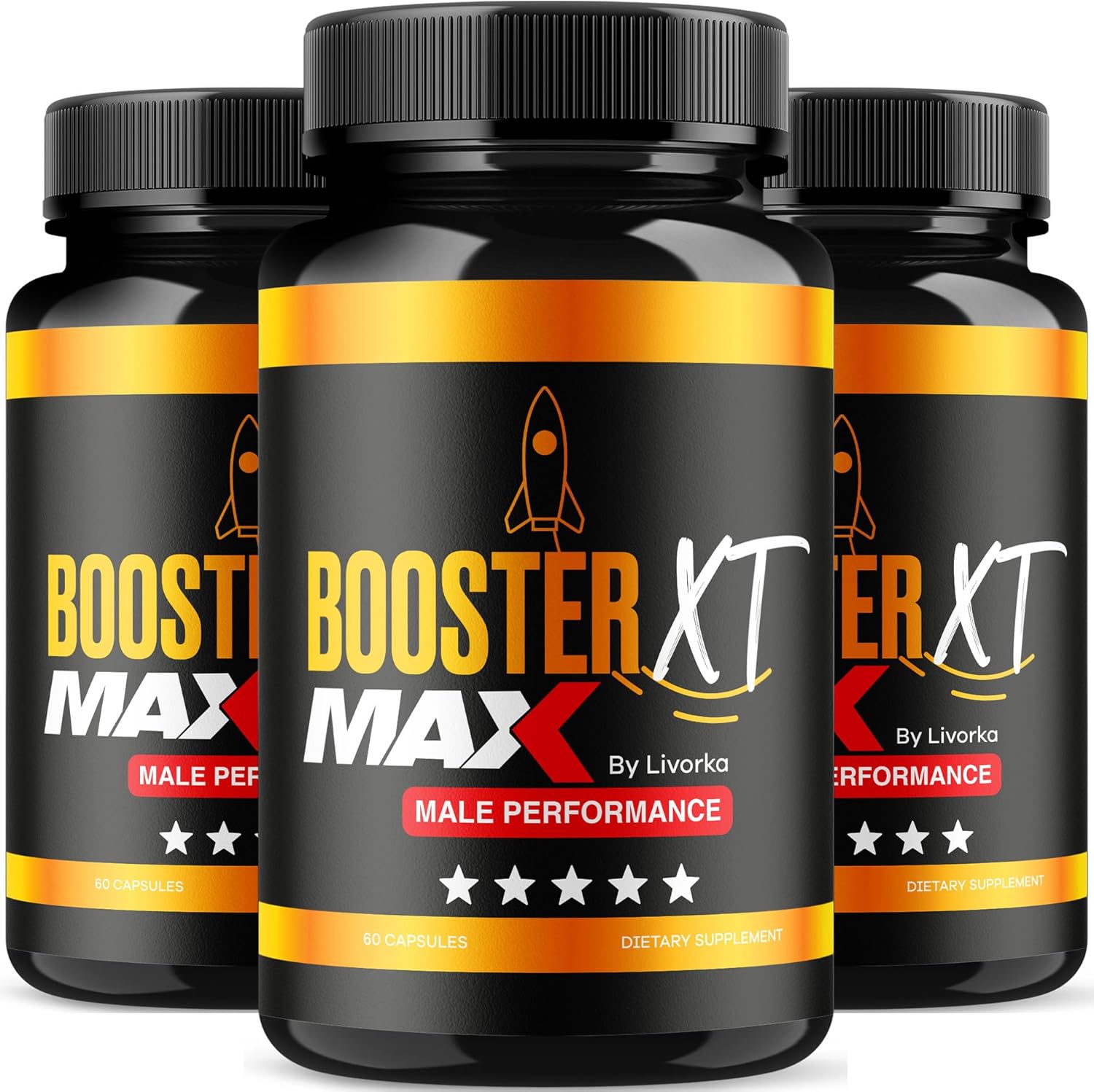 Men's Supplement Booster XT - 3 Pack MAX Strength Capsules Pro Supplement, 180 Capsules - Booster XT for Men Reviews