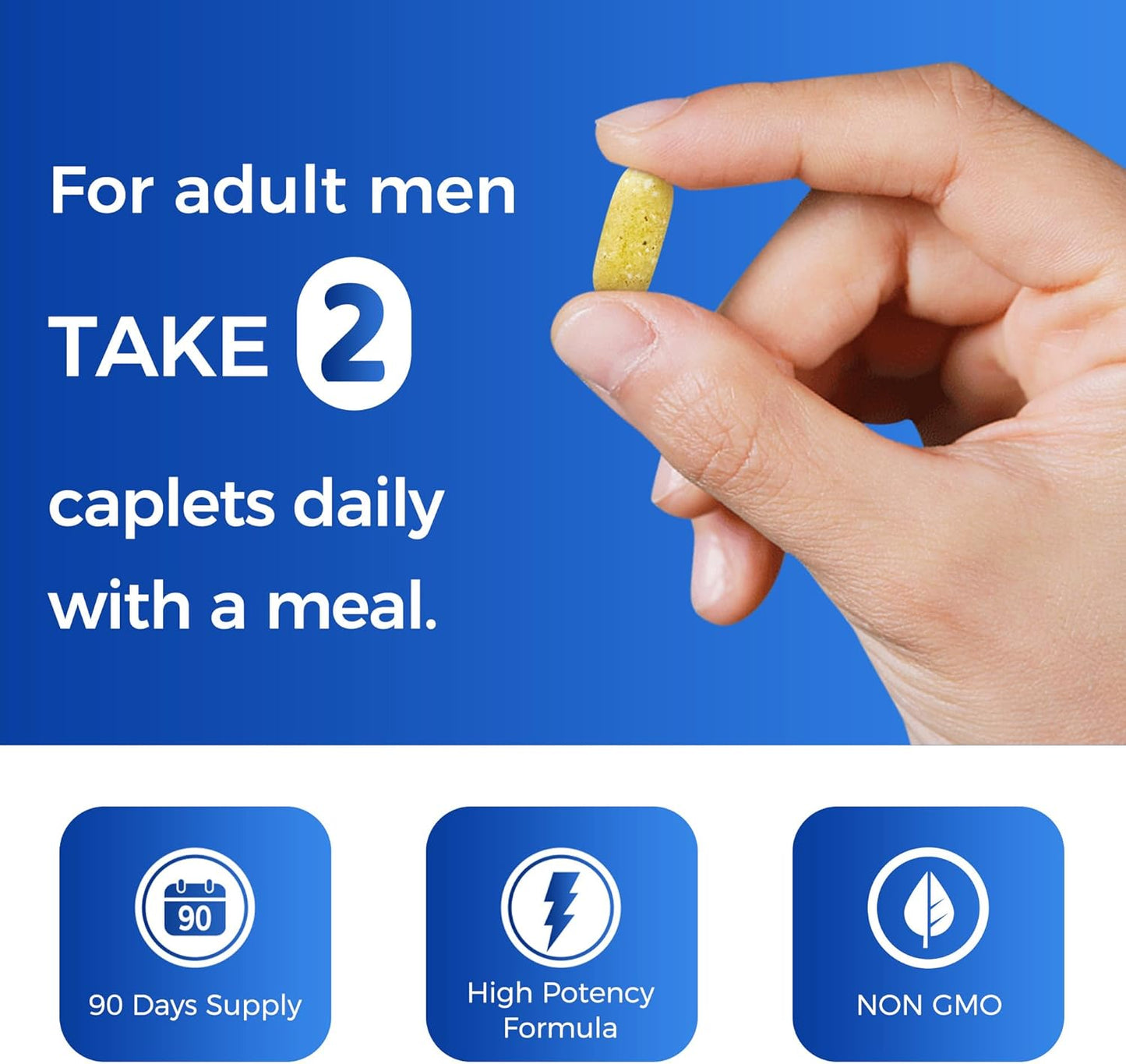 Men's Ultra 360 Multivitamin with Herbs & Antioxidants for Energy & Performance - 180 Caplets