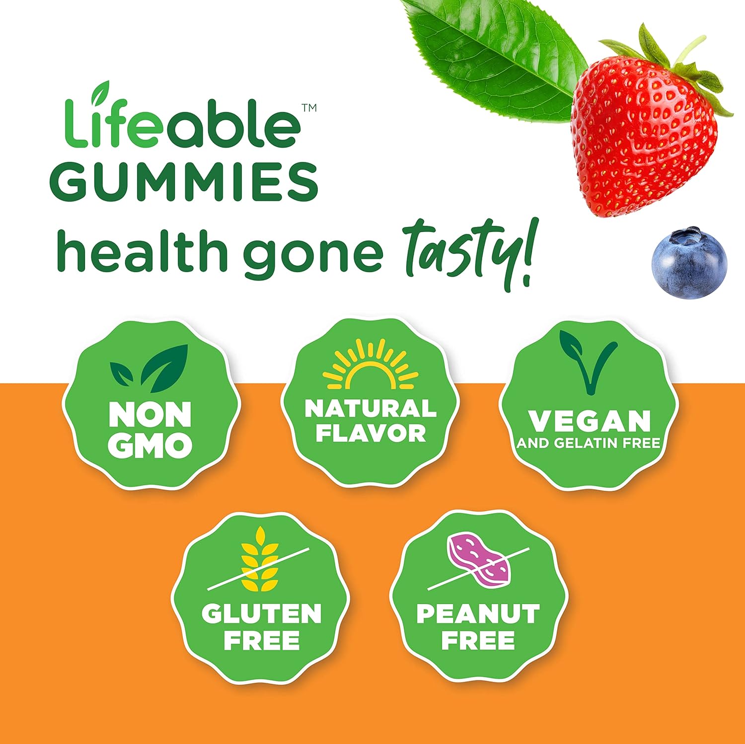 Men's Vegan Probiotic Gummies - 10 Billion CFU for Gut Health and Immune Support - 90 Gummies