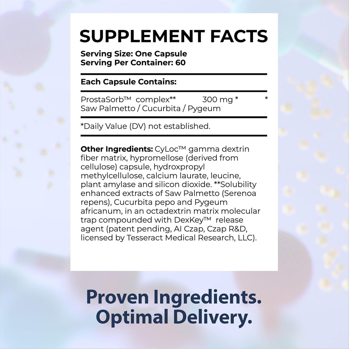 Men's Vitality Pack with Saw Palmetto for Prostate and Muscle Health, 60 Capsules for Healthy Aging and Prostate Support