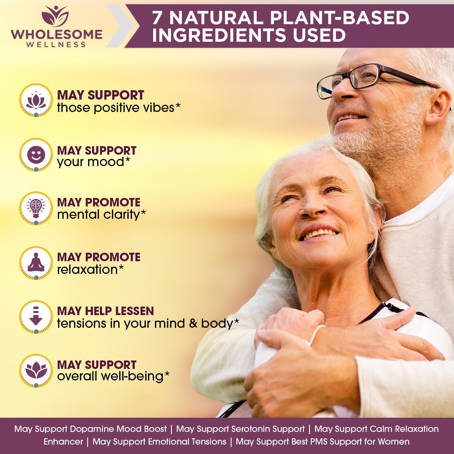 Men's Whole Food Multivitamin with Natural Vitamins, Minerals, and Organic Extracts - Happy Relief Supplement Bundle