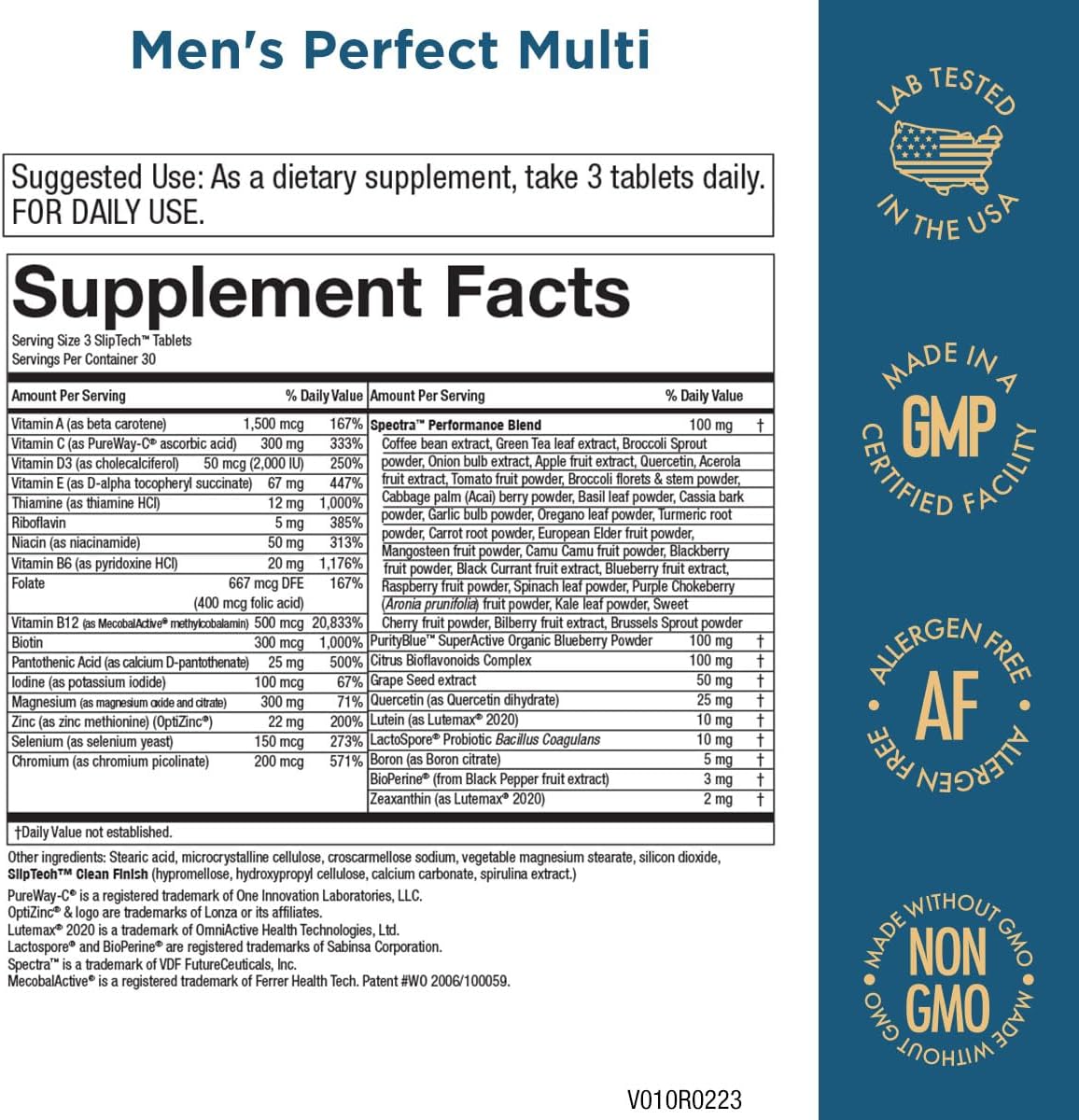 Men's & Women's Perfect Multi Bundle by Purity Products - Supports Vitality, Energy, Urinary Tract Health, Immunity, Hair Skin Nails & More