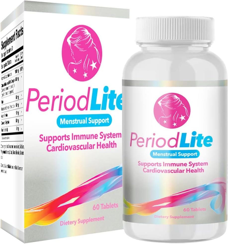 Menstrual Relief Supplement with Bioflavonoids & Vitamins - Reduces Heavy Flow & Cramps, Supports Immune System