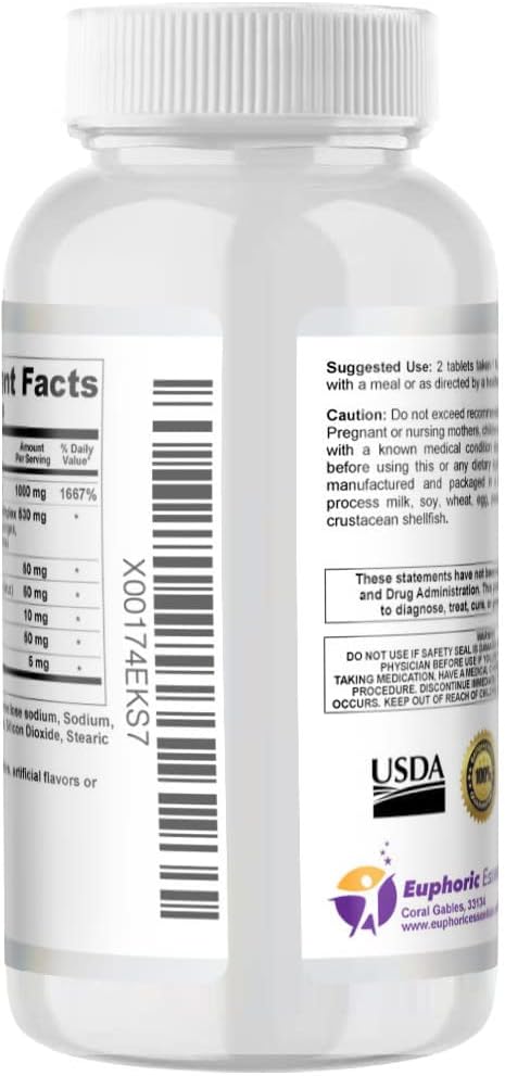 Menstrual Relief Supplement with Bioflavonoids & Vitamins - Reduces Heavy Flow & Cramps, Supports Immune System