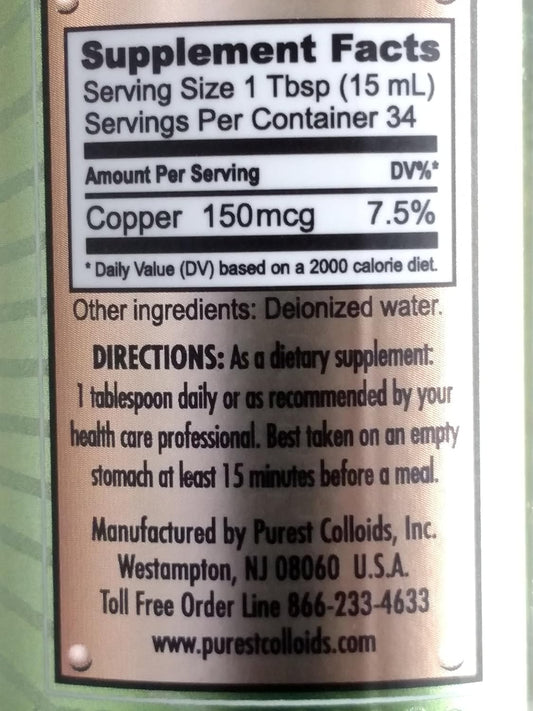 MesoCopper 10 ppm Colloidal Copper 500 mL - Highest Quality Colloids