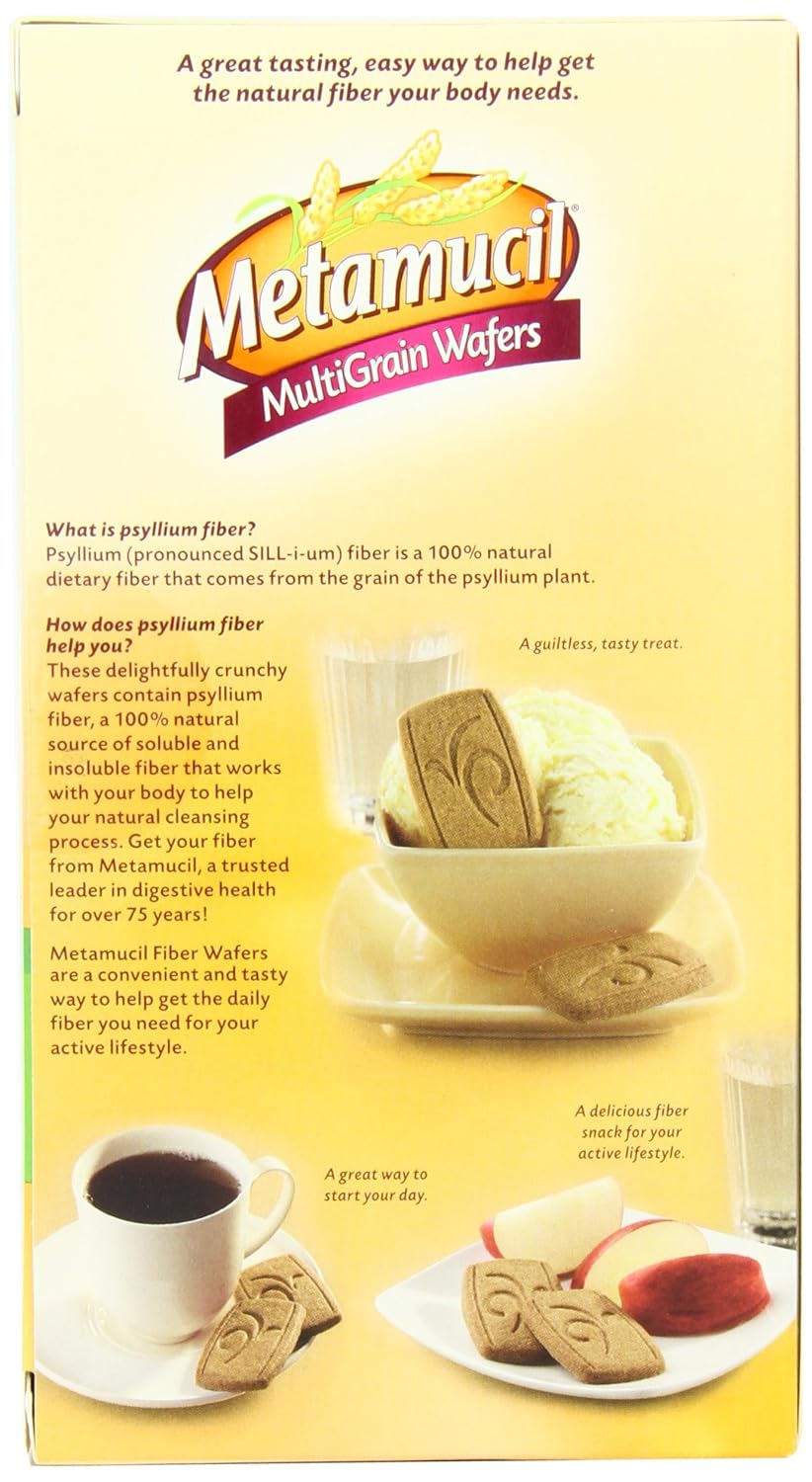 Meta Multi-Grain Fiber Wafers Apple Crisp 24 Count Pack of 3