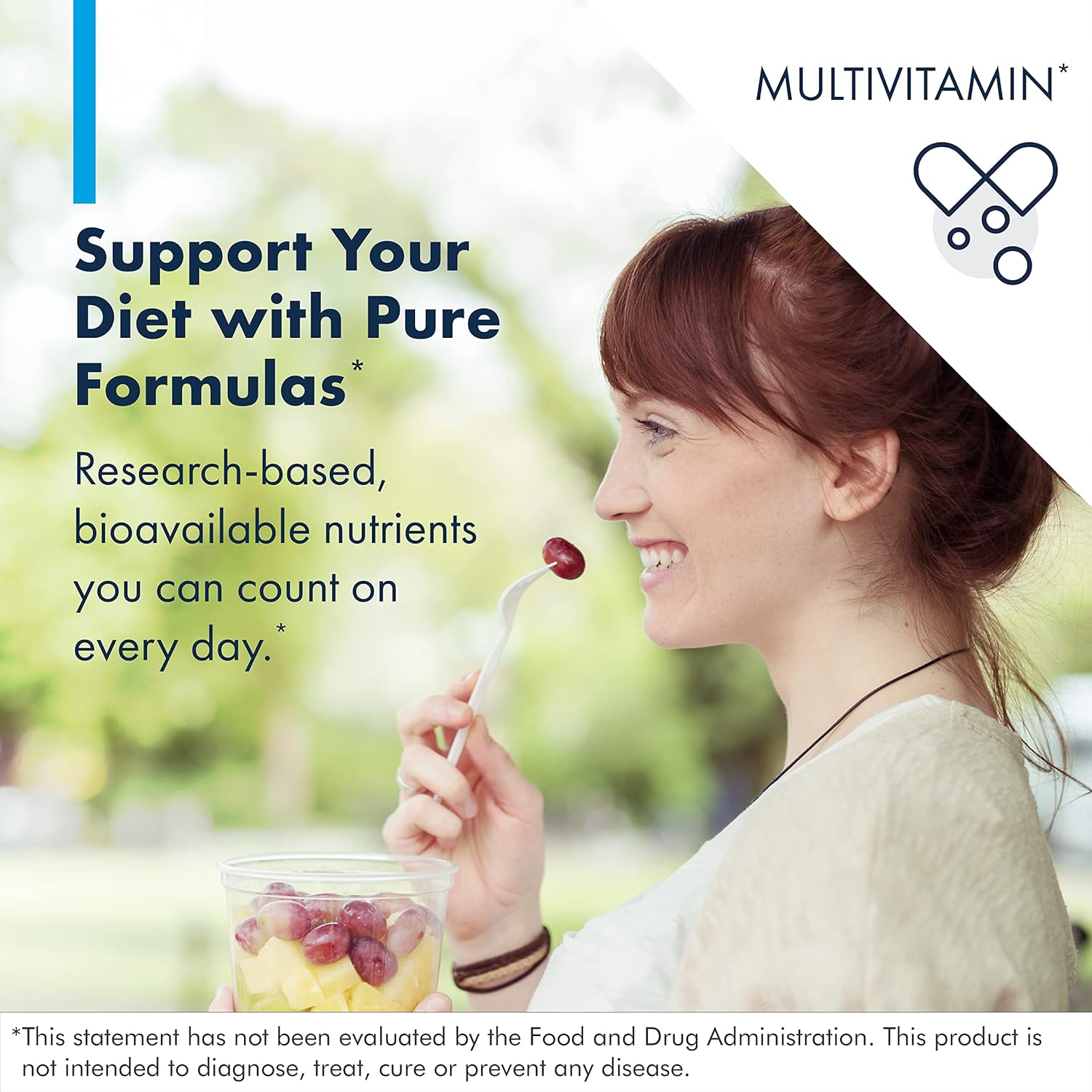 Metabolic Maintenance Twice Daily Multivitamin with Methylfolate, Methyl B12, and D-3 - Iron-Free (120 Capsules)