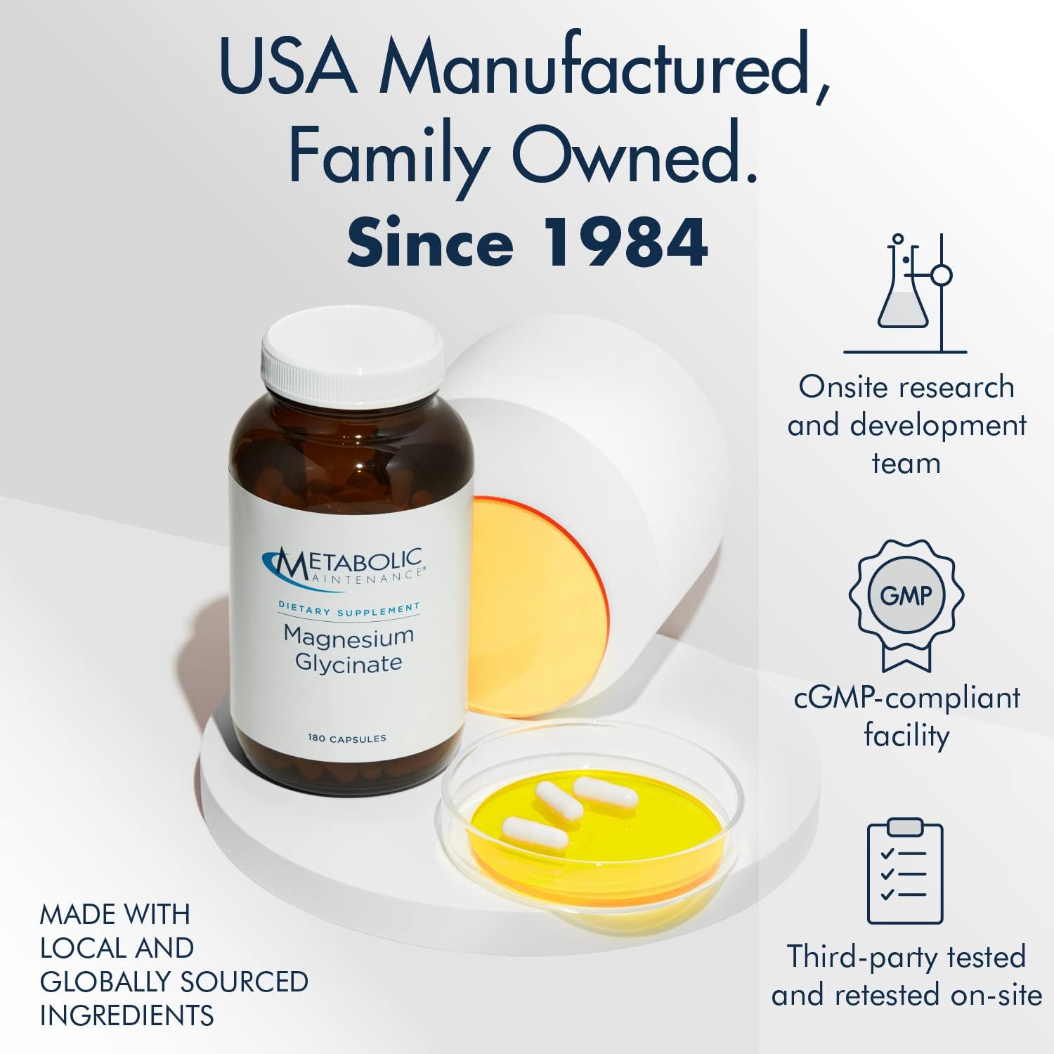 Metabolic Maintenance Twice Daily Multivitamin with Methylfolate, Methyl B12, and D-3 - Iron-Free (120 Capsules)
