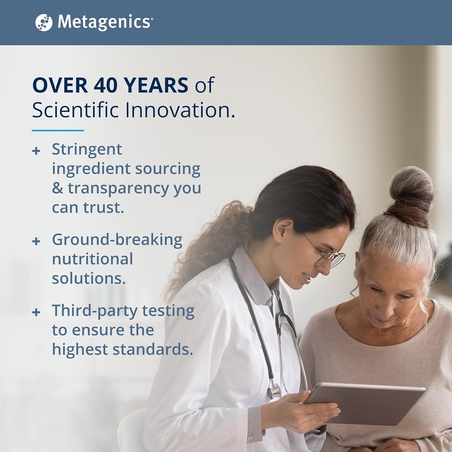 Metagenics B Vitamin Complex: Energy & Stress Support - Vitamin B6 & B12 - Vegetarian & Gluten-Free - 180 Count