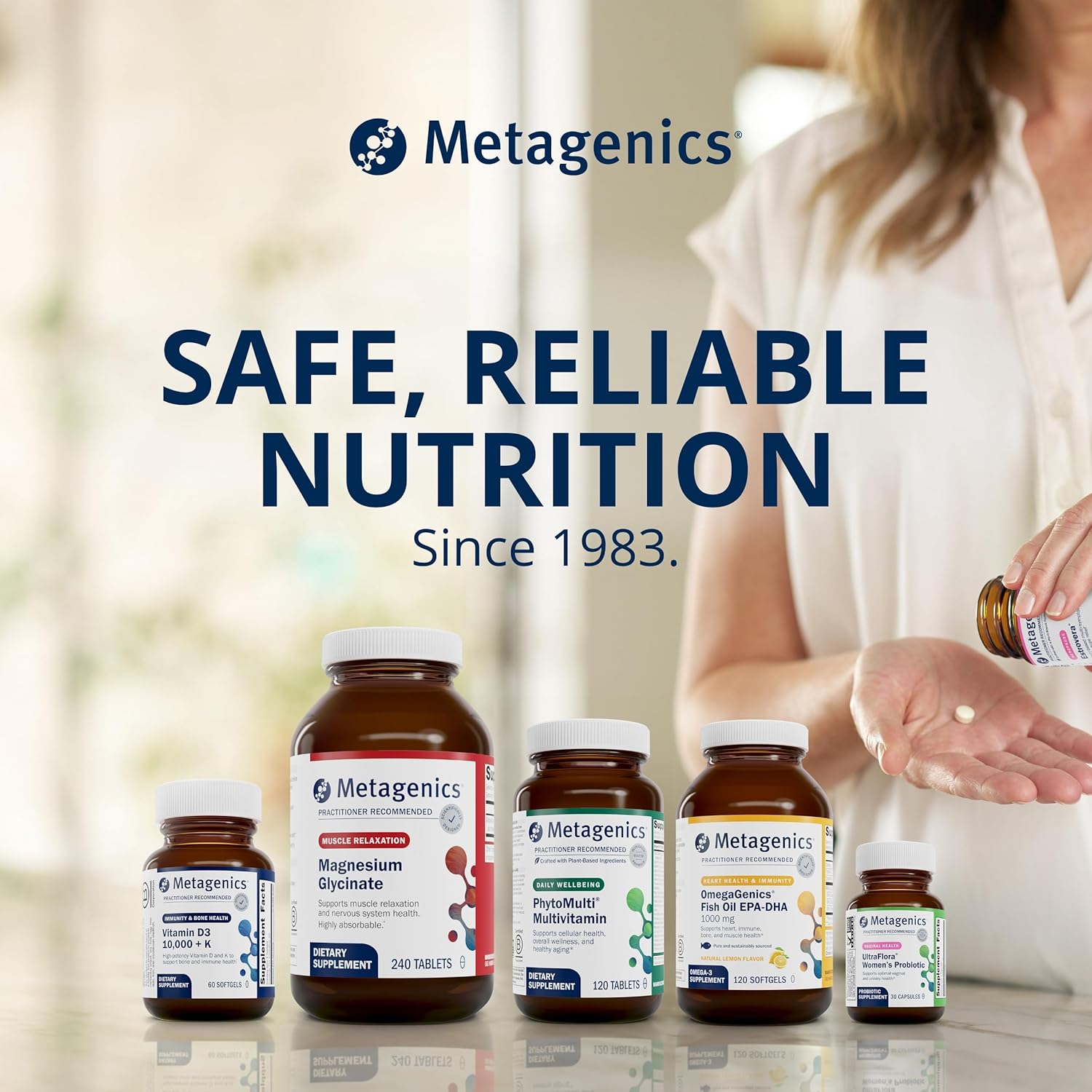 Metagenics B Vitamin Complex: Energy & Stress Support with Vitamin B6 & B12 - Vegetarian & Gluten-Free - 60 Tablets