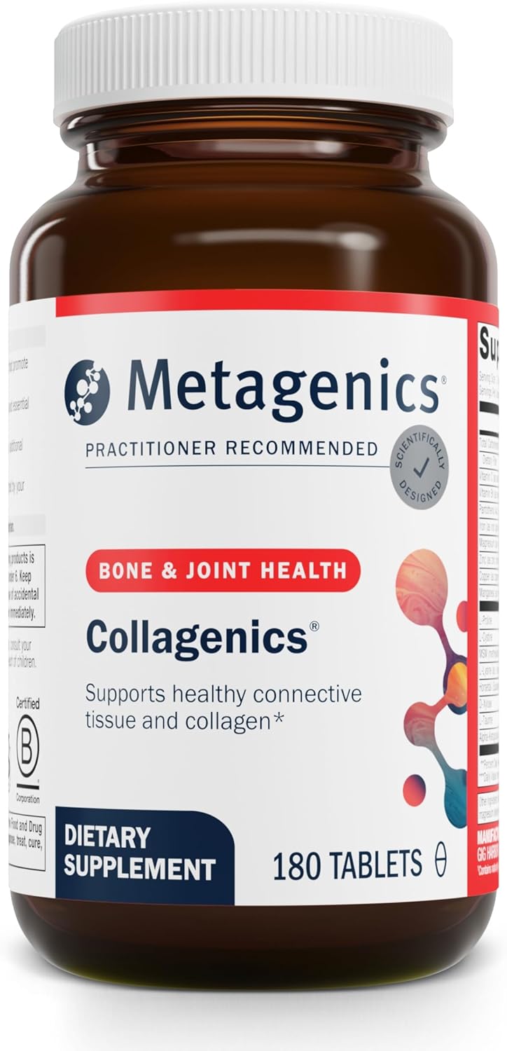 Metagenics Collagenics Supplement for Connective Tissue & Collagen - 180 Tablets