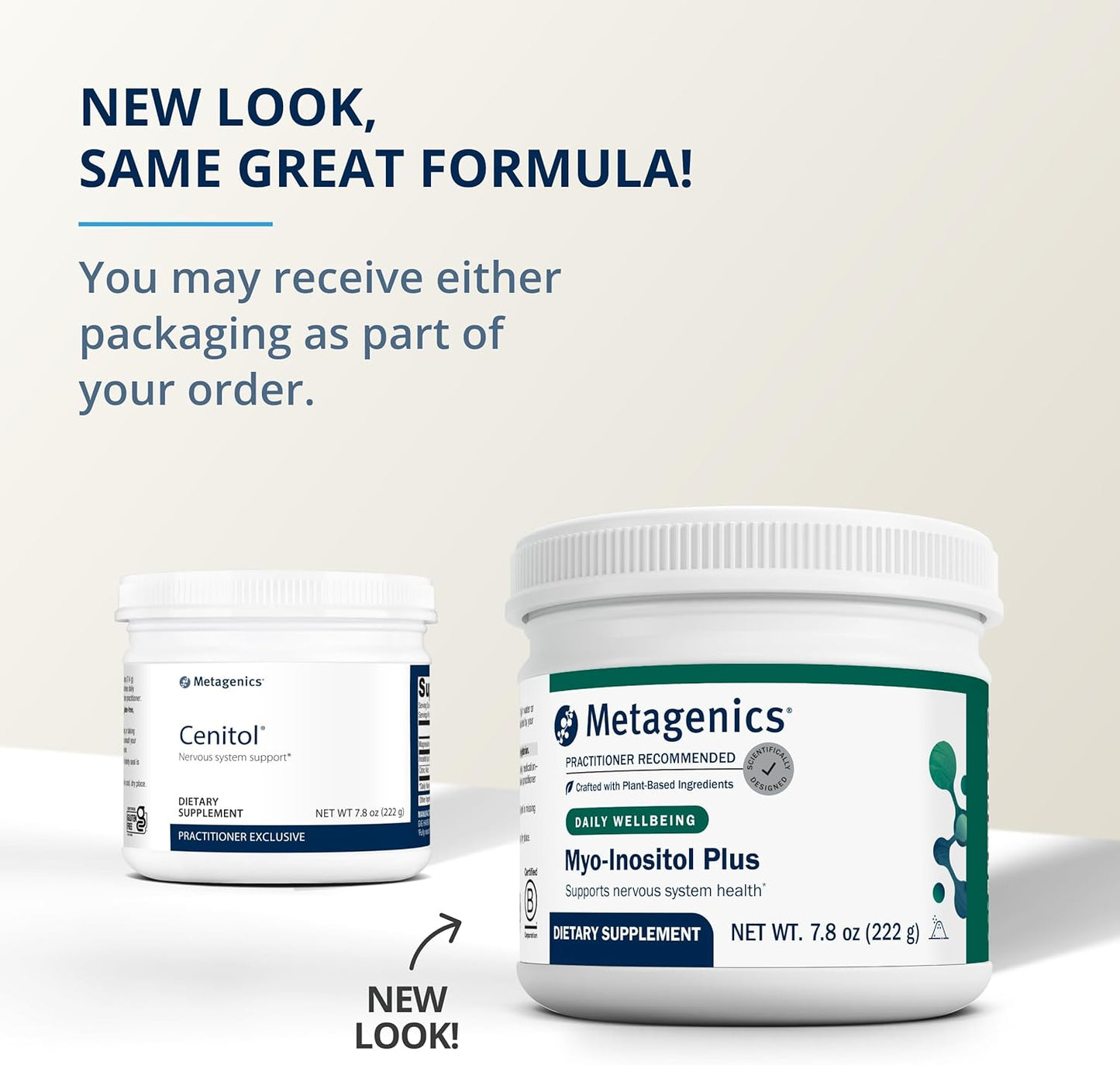 Metagenics Myo-Inositol Plus Magnesium Supplement for Neuro Health - Supports Nervous System & Brain Function - 7.8 Oz