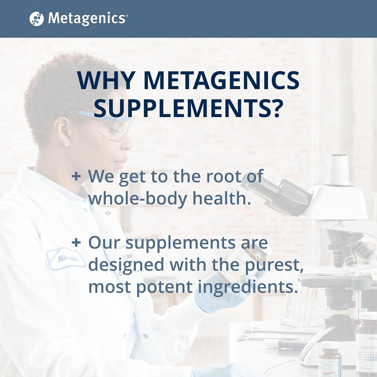 Metagenics Ostera, PhytoMulti Without Iron, and Wellness Essentials Women's Prime - Bundle of 3 Supplements