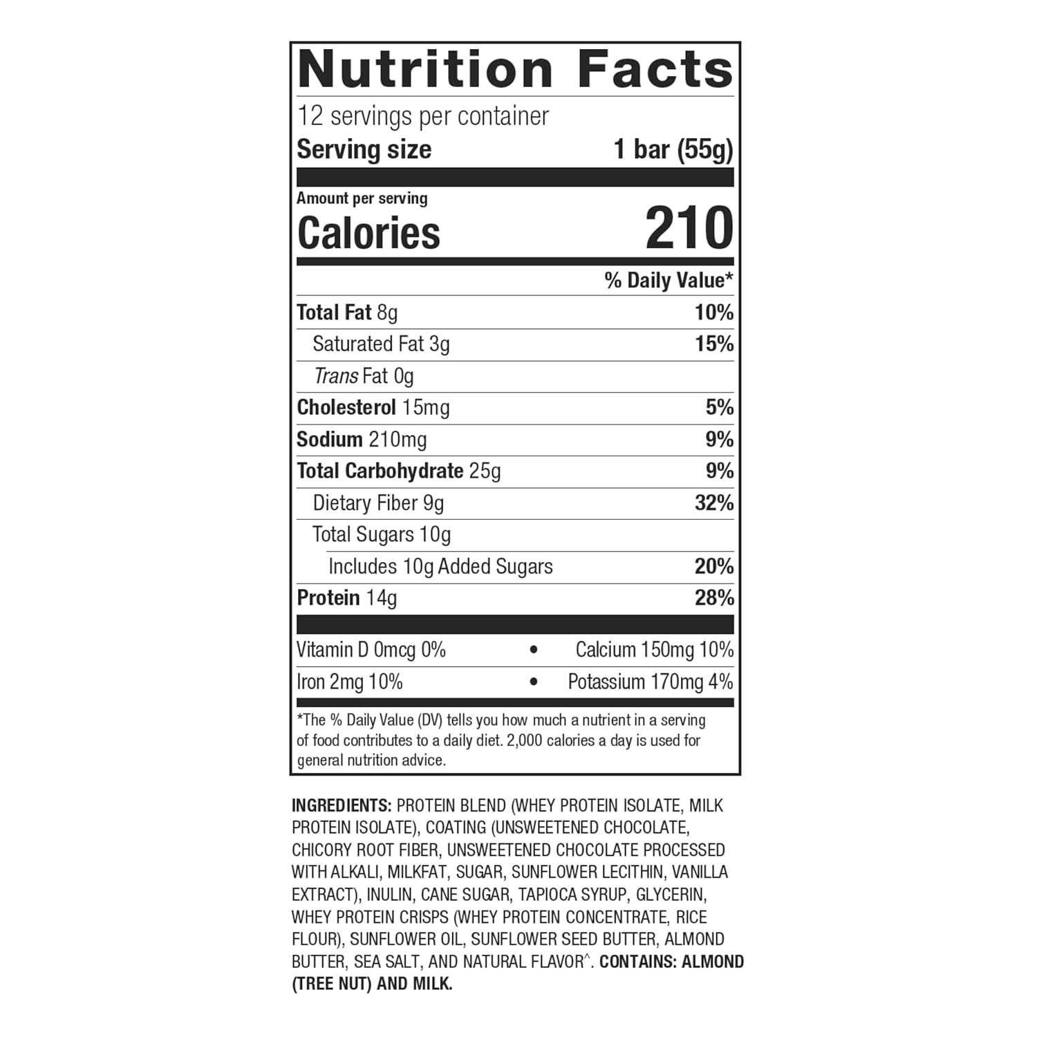 Metagenics Ultra Energy Bars: Protein-Rich Bars with Iron, Inulin Fiber, Potassium, and Calcium for Sustained Energy - Caramel Sea Salt Flavor - 12 Bars