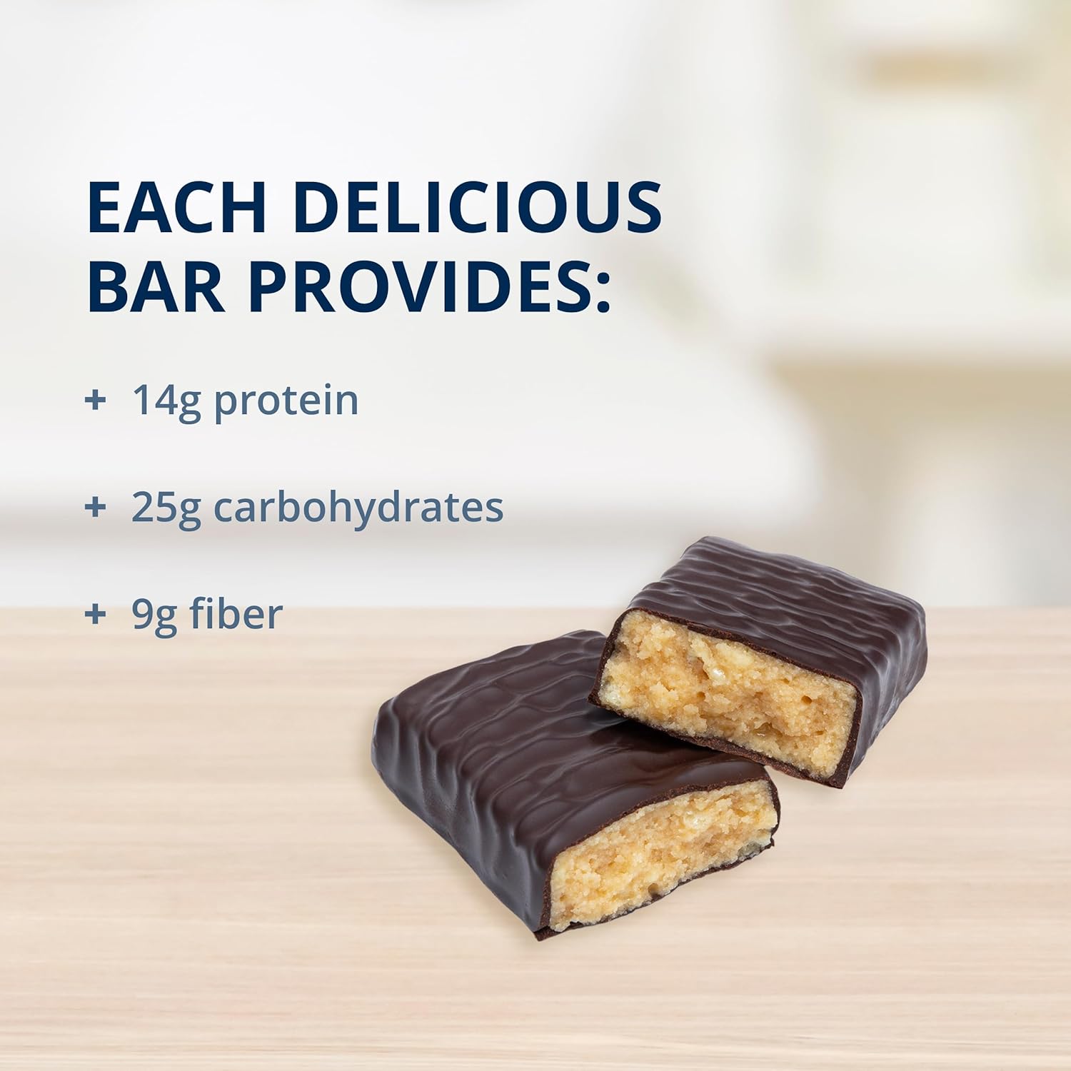 Metagenics Ultra Energy Bars: Protein-Rich Bars with Iron, Inulin Fiber, Potassium, and Calcium for Sustained Energy - Caramel Sea Salt Flavor - 12 Bars