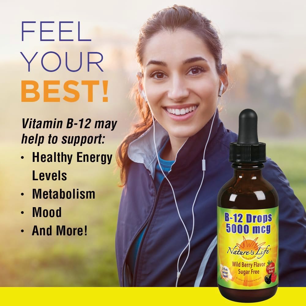 Methlycobalamin B-12 Drops 4 oz - Natural Life Supplement
