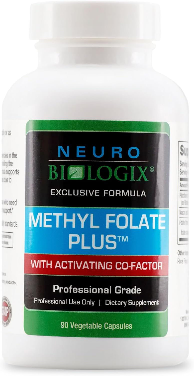 Methyl Folate Plus: Advanced Blend for Methylation Support - Methylfolate Supplement for Neurological & Immune Function
