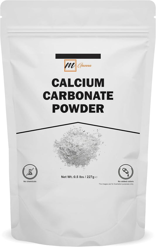 mGanna Pure Calcium Carbonate Dietary Supplement 227g - 100% Natural Source of Calcium