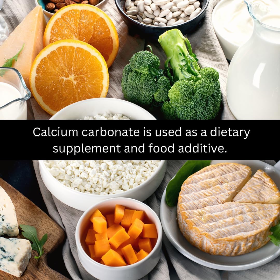 mGanna Pure Calcium Carbonate Dietary Supplement 227g - 100% Natural Source of Calcium
