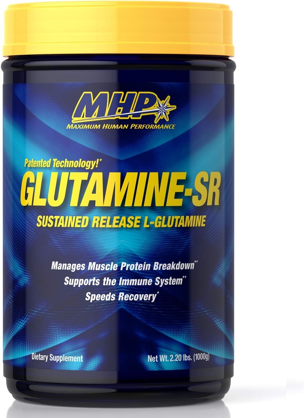 MHP Glutamine SR Powder - Immune Health, Muscle Recovery, Support Muscle Mass - 160 Servings, 2.2 lb