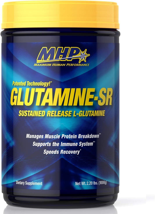 MHP Glutamine SR Powder - Immune Health, Muscle Recovery, Support Muscle Mass - 160 Servings, 2.2 lb