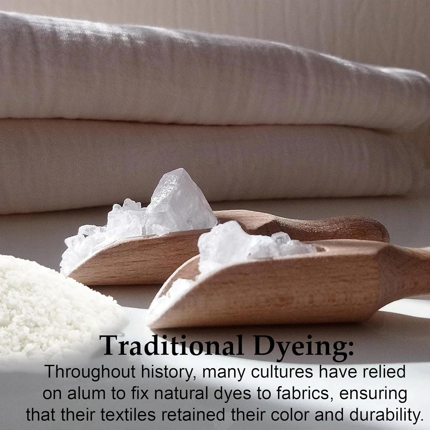 mi Nature Miniature Purified Alum Powder (Phitkari) | 100g (3.5 oz) | 100% Pure Alum Powder | No Additives