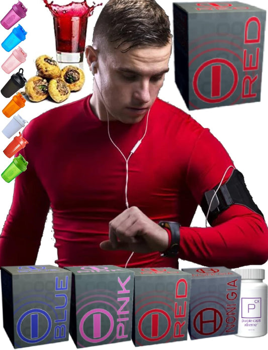 Michael Wellness bhip Red for Men Boosts Strength, Endurance, and Fights Fatigue