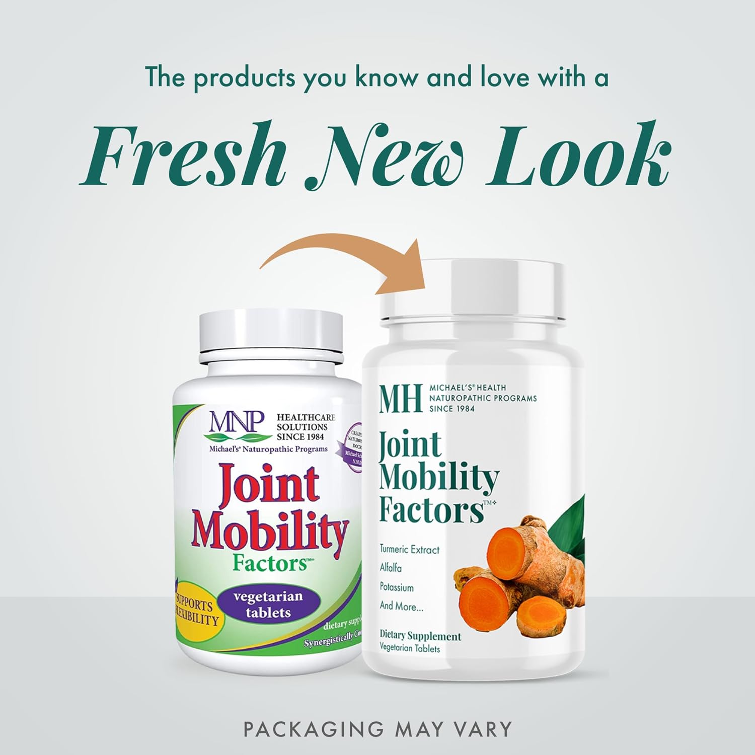 MICHAEL'S Health Naturopathic Joint Mobility Factors - 120 Vegetarian Tablets - Non-GMO Glucosamine Sulfate - Essential Nutrients for Healthy Joints