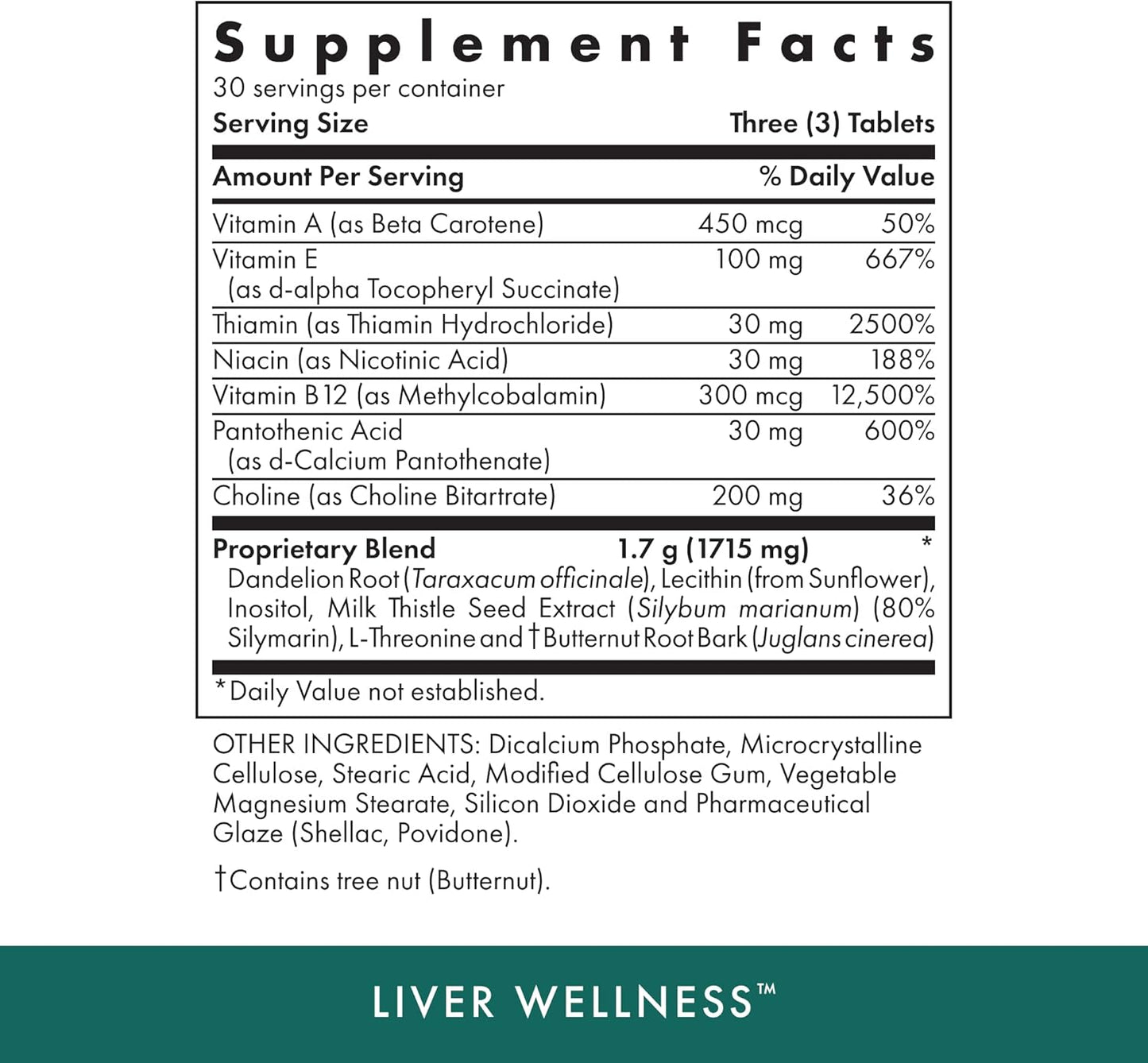 MICHAEL'S Health Naturopathic Liver Wellness Program - 90 Vegetarian Tablets - Supports Liver Health with Nutrients - Kosher - 30 Servings