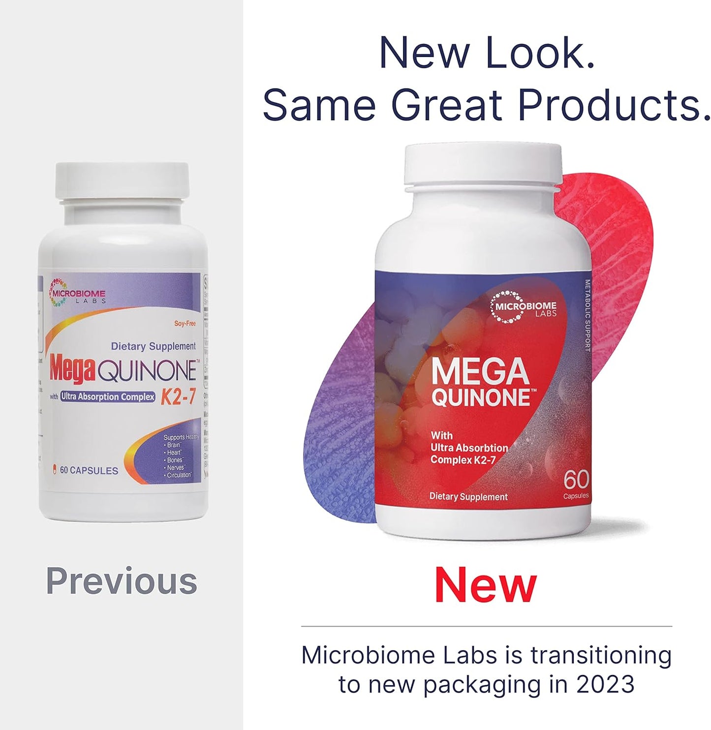 Microbiome Labs Heart Health Bundle: MegaSporeBiotic Probiotic + MegaQuinone K2-7 Vitamin K Supplement