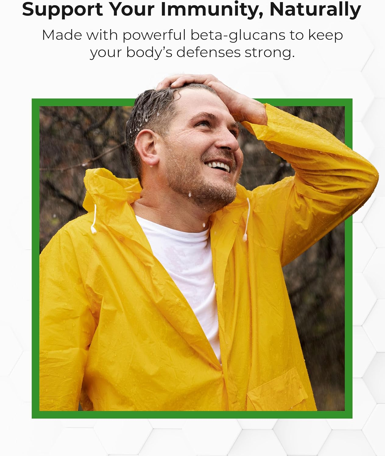 Microdose Mushroom Nootropic Blend with Lion's Mane, Turkey Tail, Reishi, Maitake Extracts - Cognitive Supplement for Men & Women - 60 Capsules, High Beta Glucan