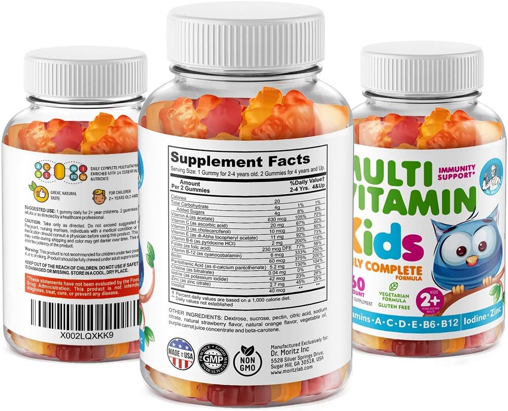 Mighty Multivitamins by Dr. Moritz - Essential Daily Nutrient Support