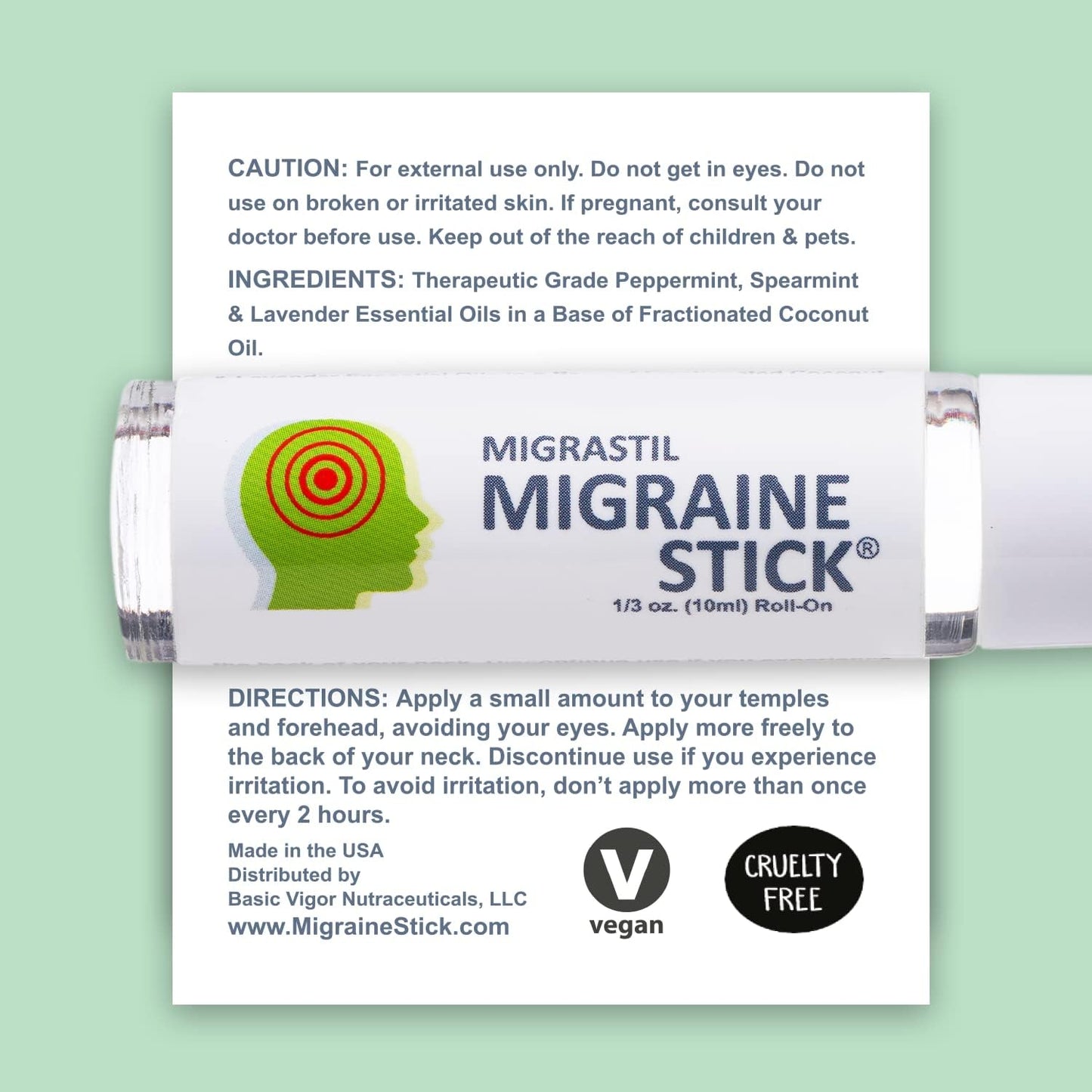 Migraine Stick Trio Bundle: Original, Extra Strength, and Magnesium Sticks for Migraine Relief
