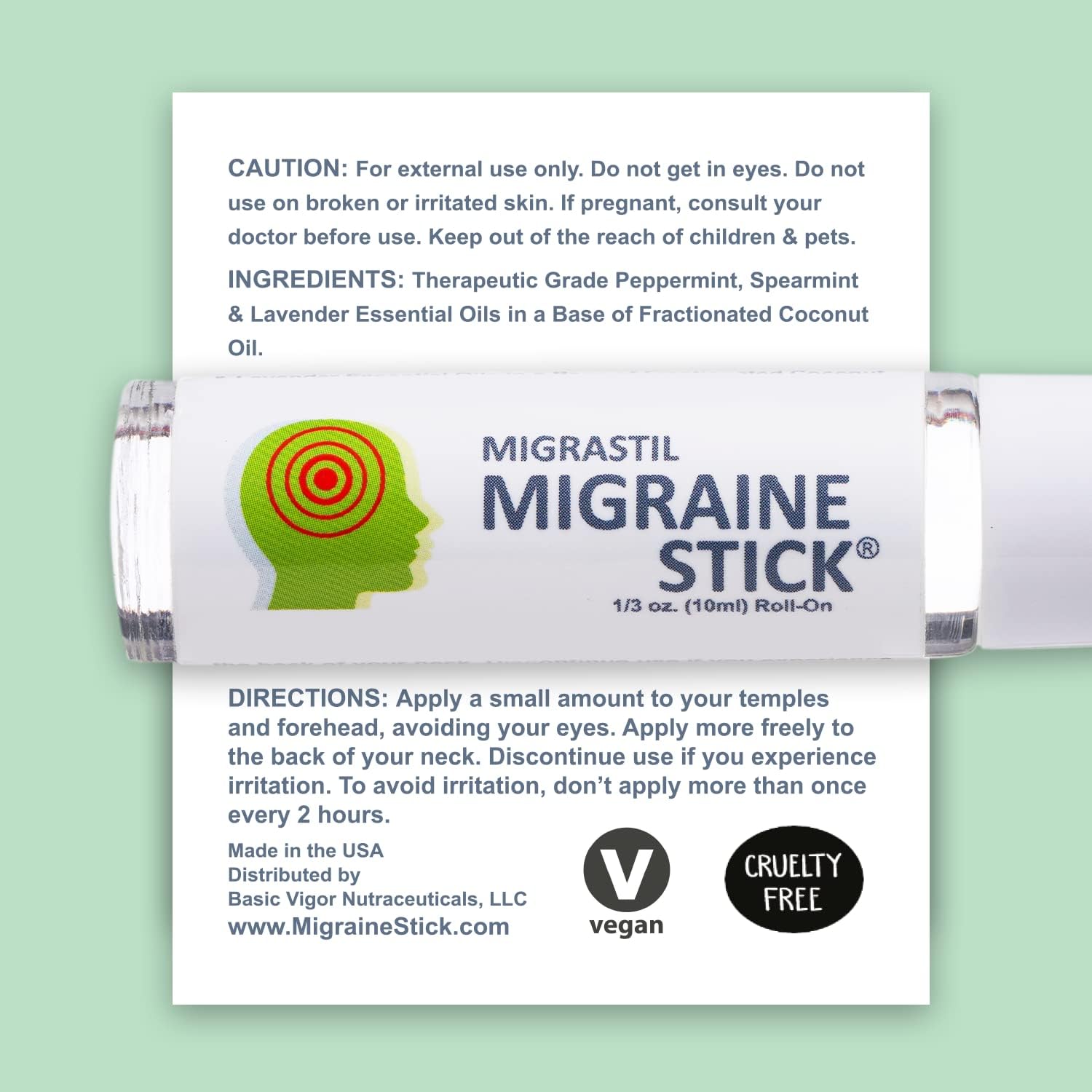 Migraine Stick Trio Bundle: Original, Extra Strength, and Magnesium Sticks for Migraine Relief