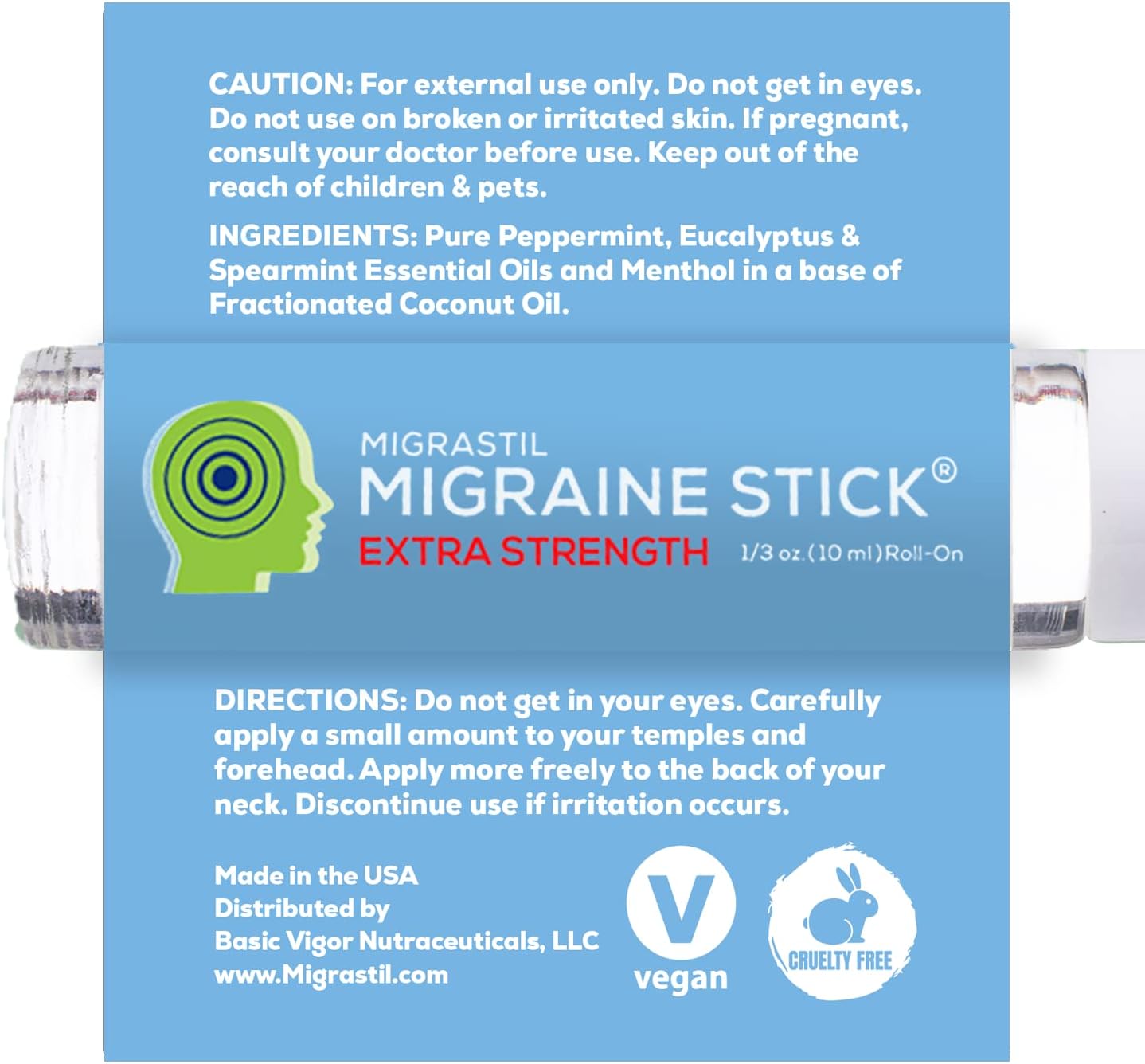 Migraine Stick Trio Bundle: Original, Extra Strength, and Magnesium Sticks for Migraine Relief