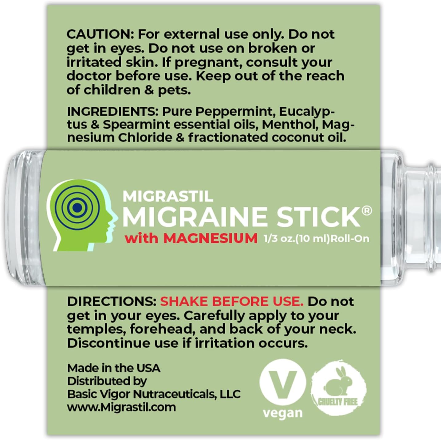 Migraine Stick Trio Bundle: Original, Extra Strength, and Magnesium Sticks for Migraine Relief