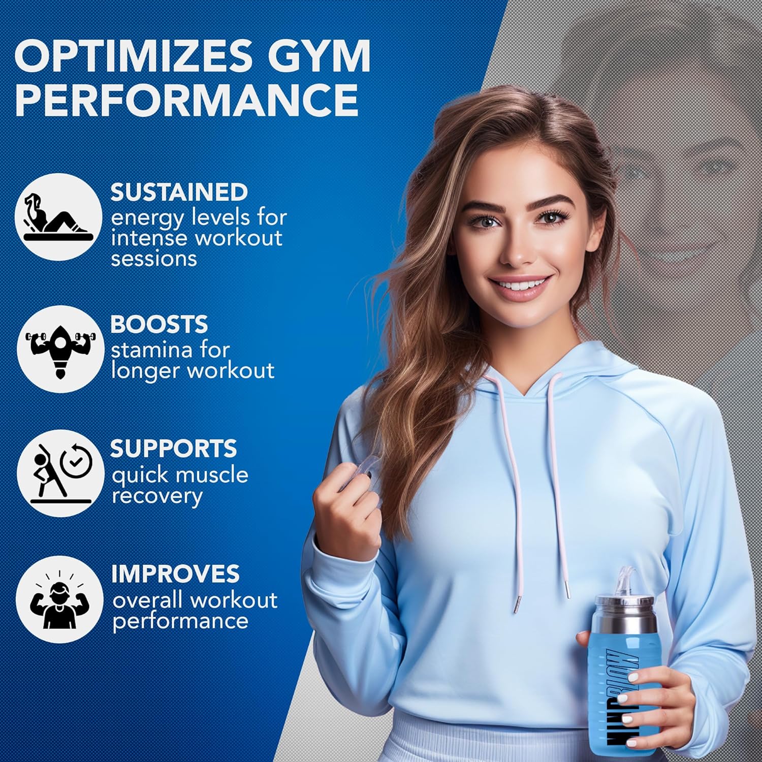 Mind Blow Energy Drink - Nootropic Cocktail for Energy, Focus, and Happiness - Ideal for Students, Entrepreneurs, Hard Workers, and Gamers - 30 Servings