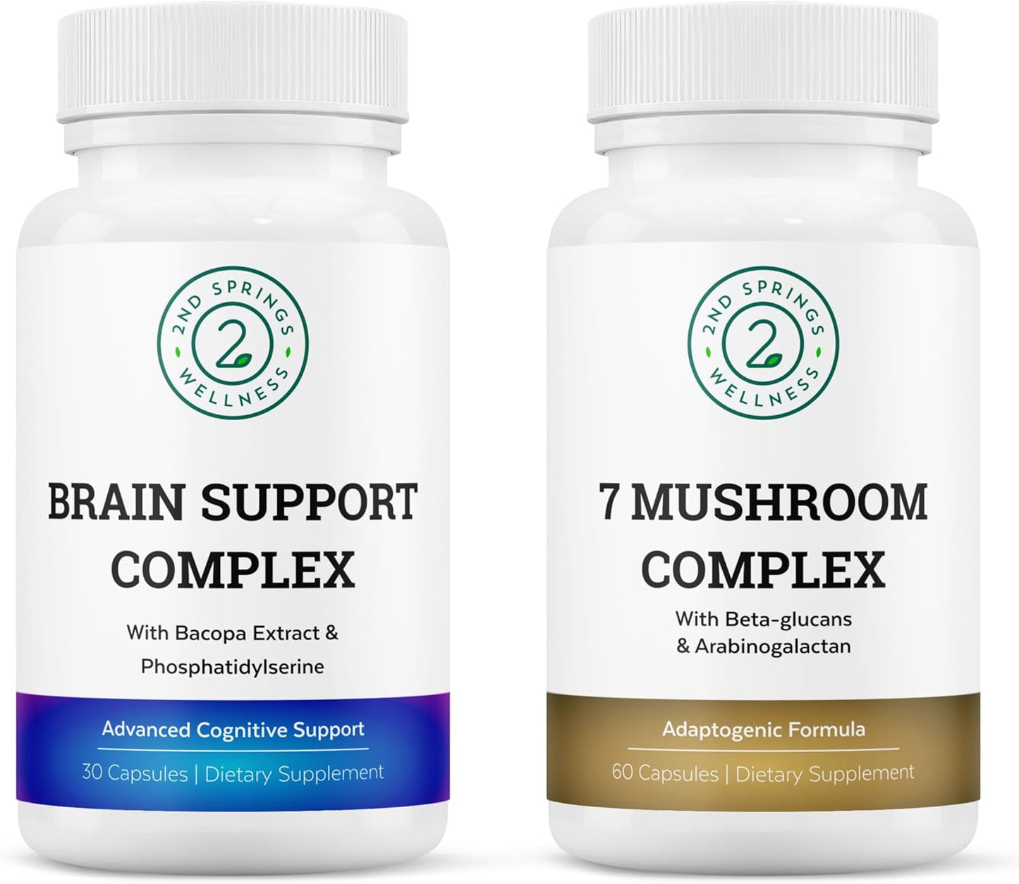 Mindful Focus Bundle: 7 Mushroom Complex & Brain Support for Cognitive Clarity