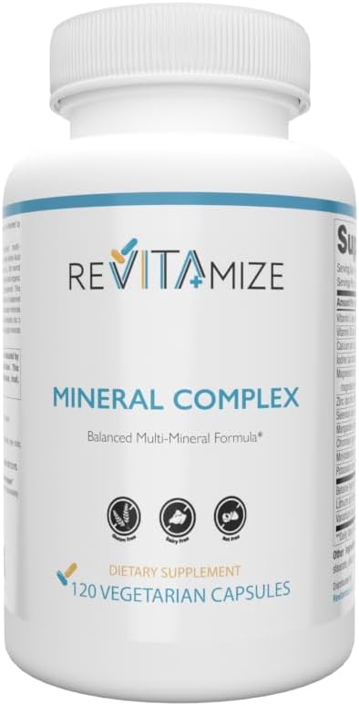 Mineral Complex Supplement for Revitalization and Energy Boost