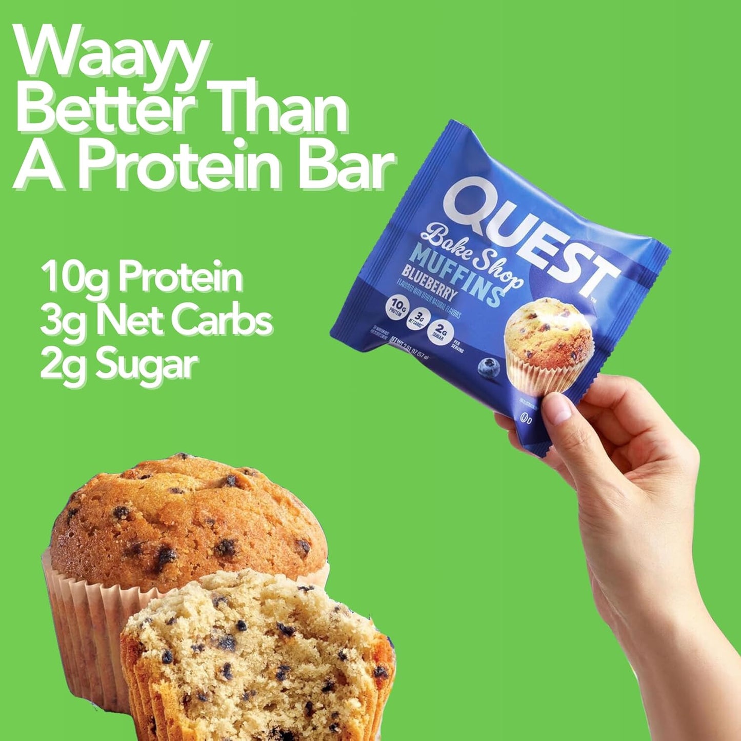 Mission Nutrition Variety Snack Box - High Protein Pastries (10 Count) - Low Sugar, Low Carbs, Keto-Friendly