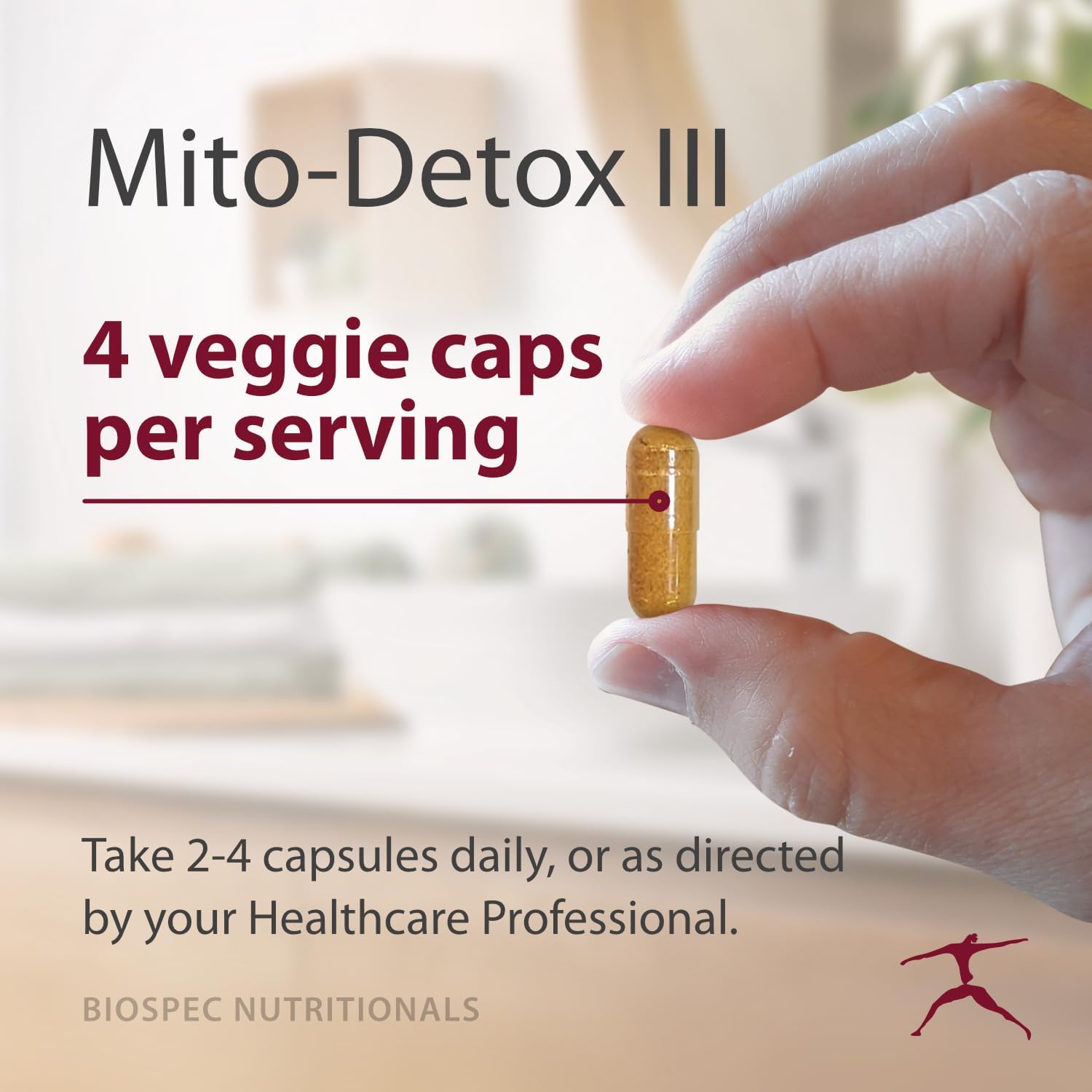 Mito-Detox III Supplement with N-Acetyl Cysteine, Acetyl L-Carnitine, Alpha Lipoic Acid, and Co-Q-10 by BIOSPEC NUTRITIONALS