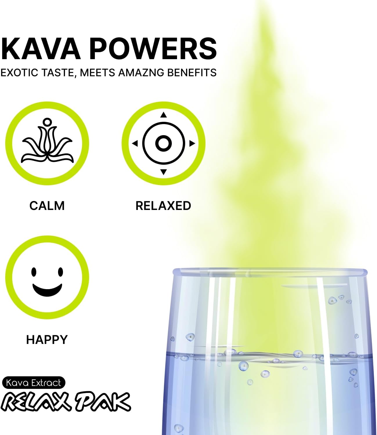 Mitra9 Lemonade Kava Extract Powder Packets - RelaxPak for Calm & Clarity | Mood Enhancer | Plant Based | Easy Open Single-Serving Stick (5)