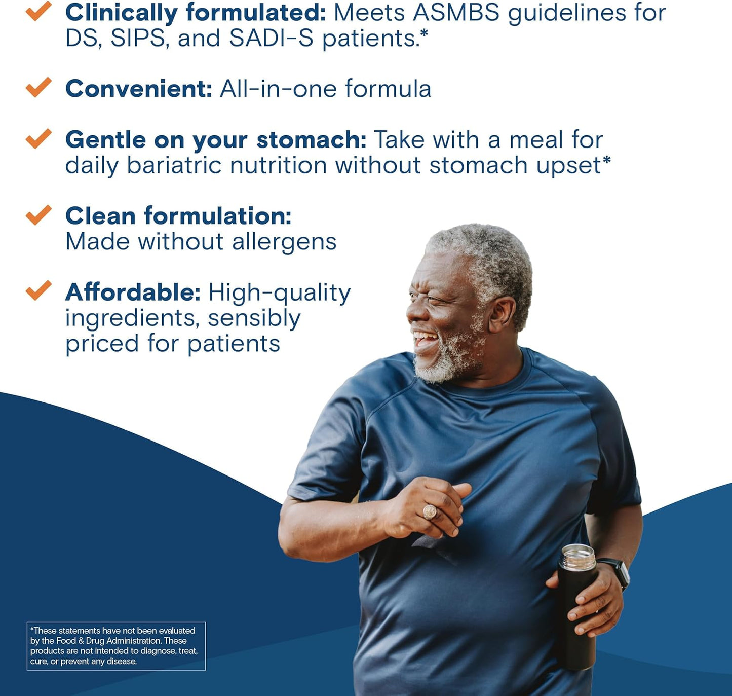 Mixed Berry Flavored Bariatric Fusion Chewable Multivitamin for Duodenal Switch Patients - High ADEK Vitamins, Iron, Calcium - 30 Tablets