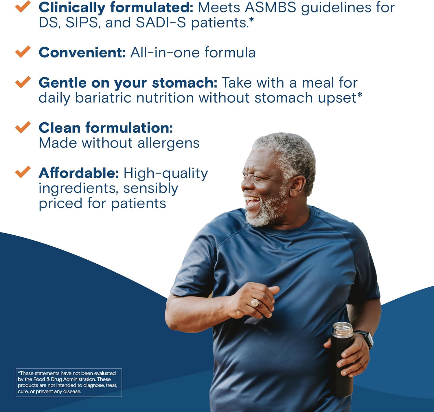 Mixed Berry Flavored Bariatric Fusion Chewable Multivitamin for Duodenal Switch Patients - High ADEK Vitamins, Iron, Calcium - 30 Tablets