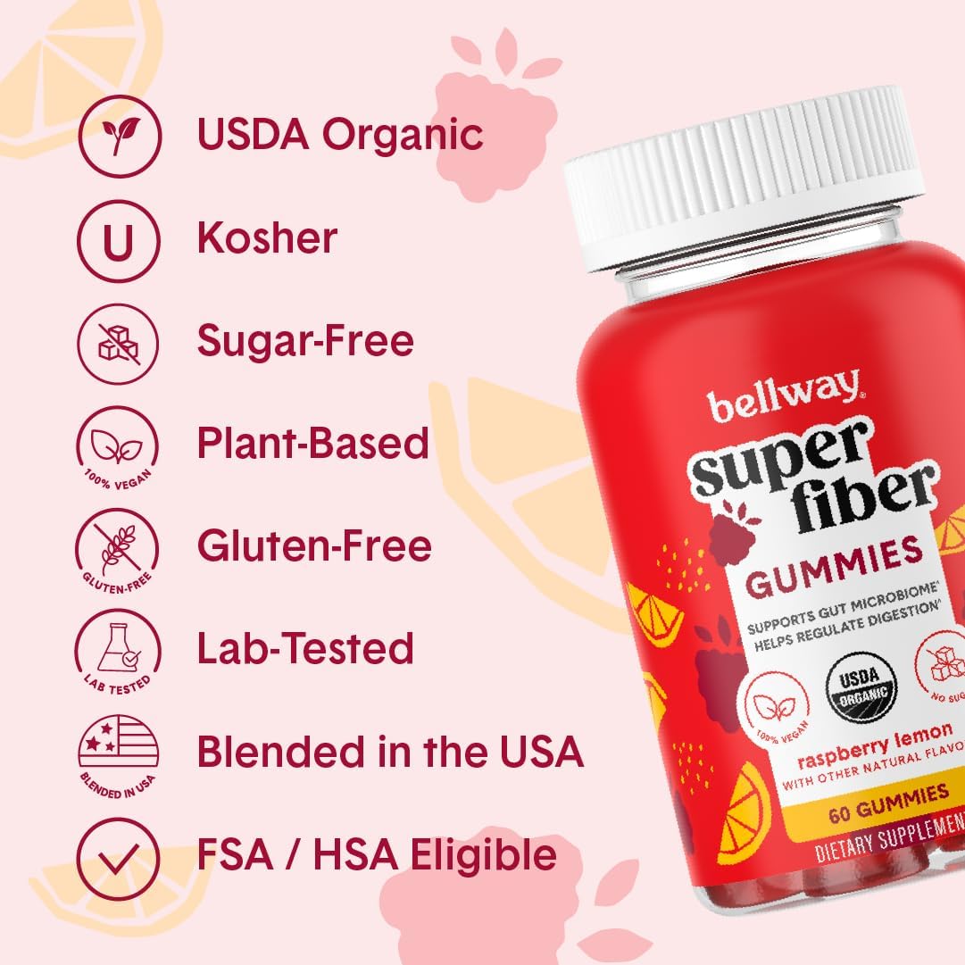 Mixed Berry Super Fiber Gummies and Bellway Super Fiber Powder with Fruit - the perfect duo for a healthy gut!