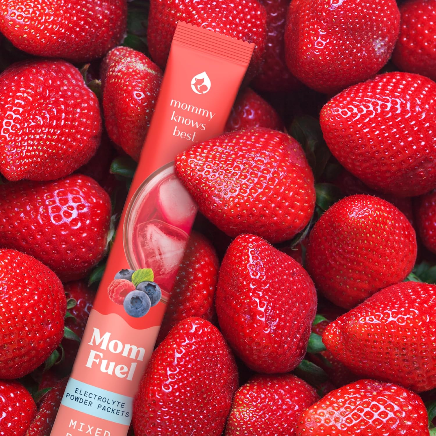 Mommy Knows Best Electrolyte Drink Mix for Moms - Hydration Support for Pregnancy and Lactation - Prenatal Electrolytes + Trace Minerals - 16 Count