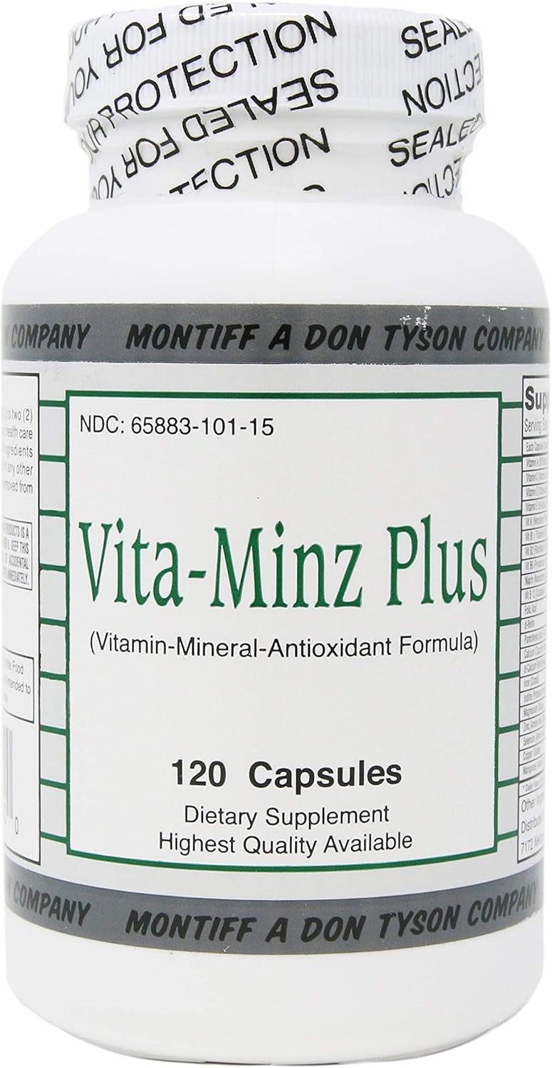 Montiff Vita-Minz Plus Dietary Supplement - 120 Capsules for Enhanced Wellness