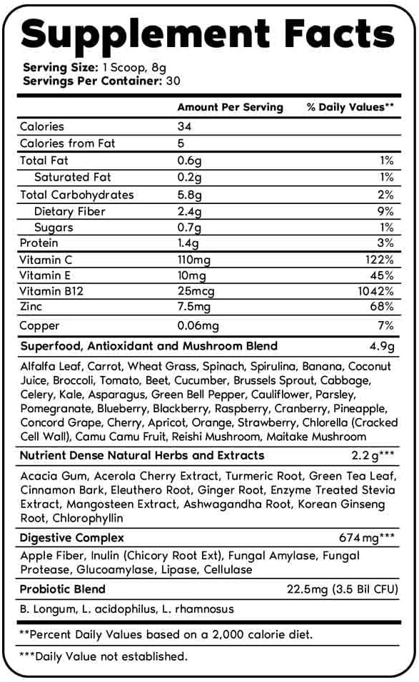 Morning Essentials Pack: Primal Harvest Multivitamin, Greens, & Probiotics for Daily Nutrition, Energy, & Gut Health - 3 Pack