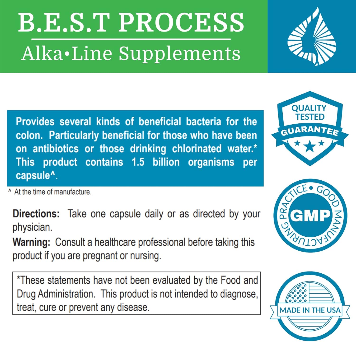 Morter HealthSystem Alkadophilus Alkaline Probiotic & Prebiotic Supplement - 1.5 Billion CFU & Beetroot - No Refrigeration Needed