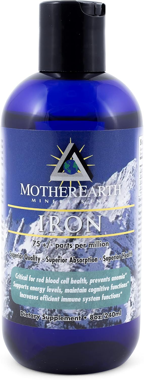 Mother Earth Minerals Angstrom Iron Minerals - 8 oz Bottle